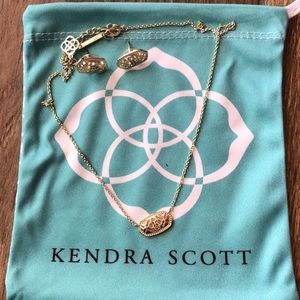Kendra Scott earring & necklace set